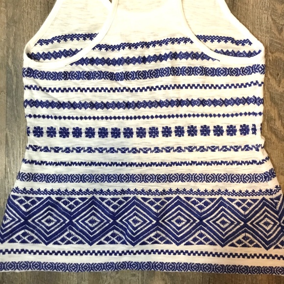 Sam Edelman Embroidered Racerback Tank Top - Picture 6 of 7